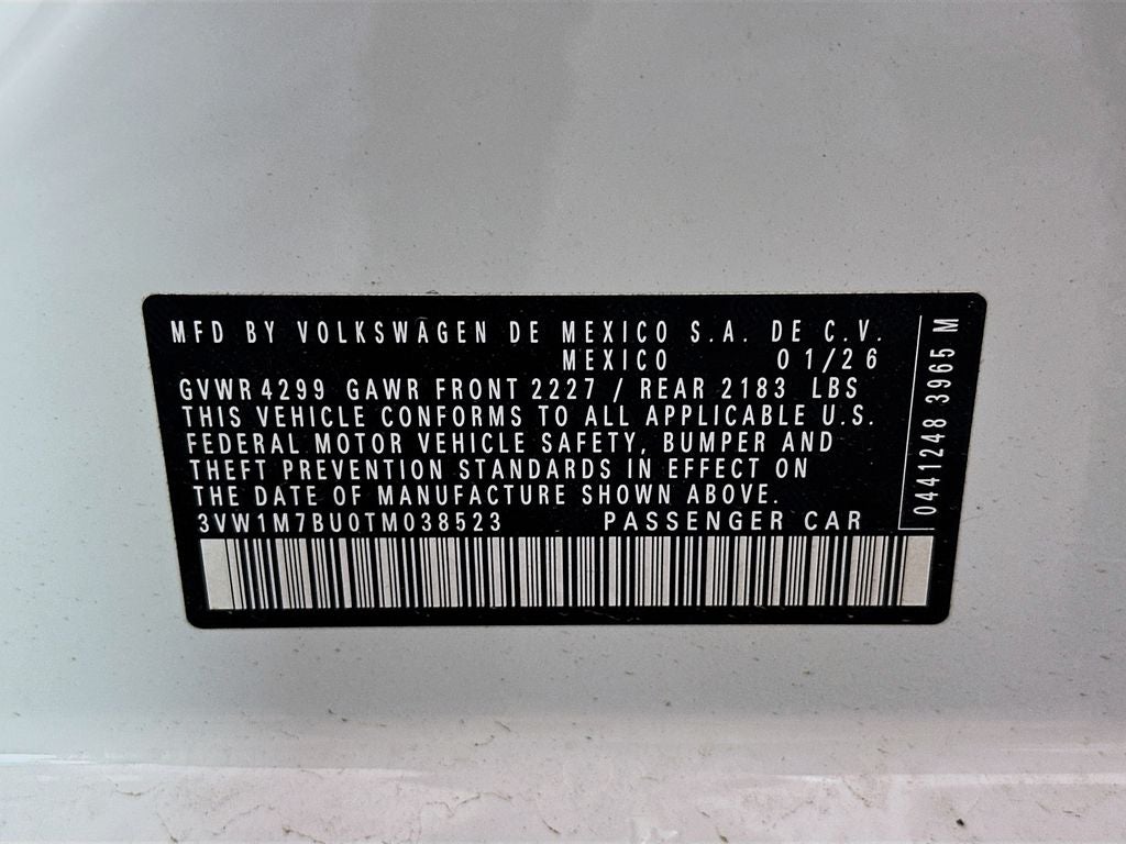 2026 Volkswagen Jetta GLI 2.0T Autobahn