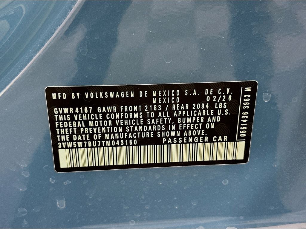 2026 Volkswagen Jetta 1.5T S