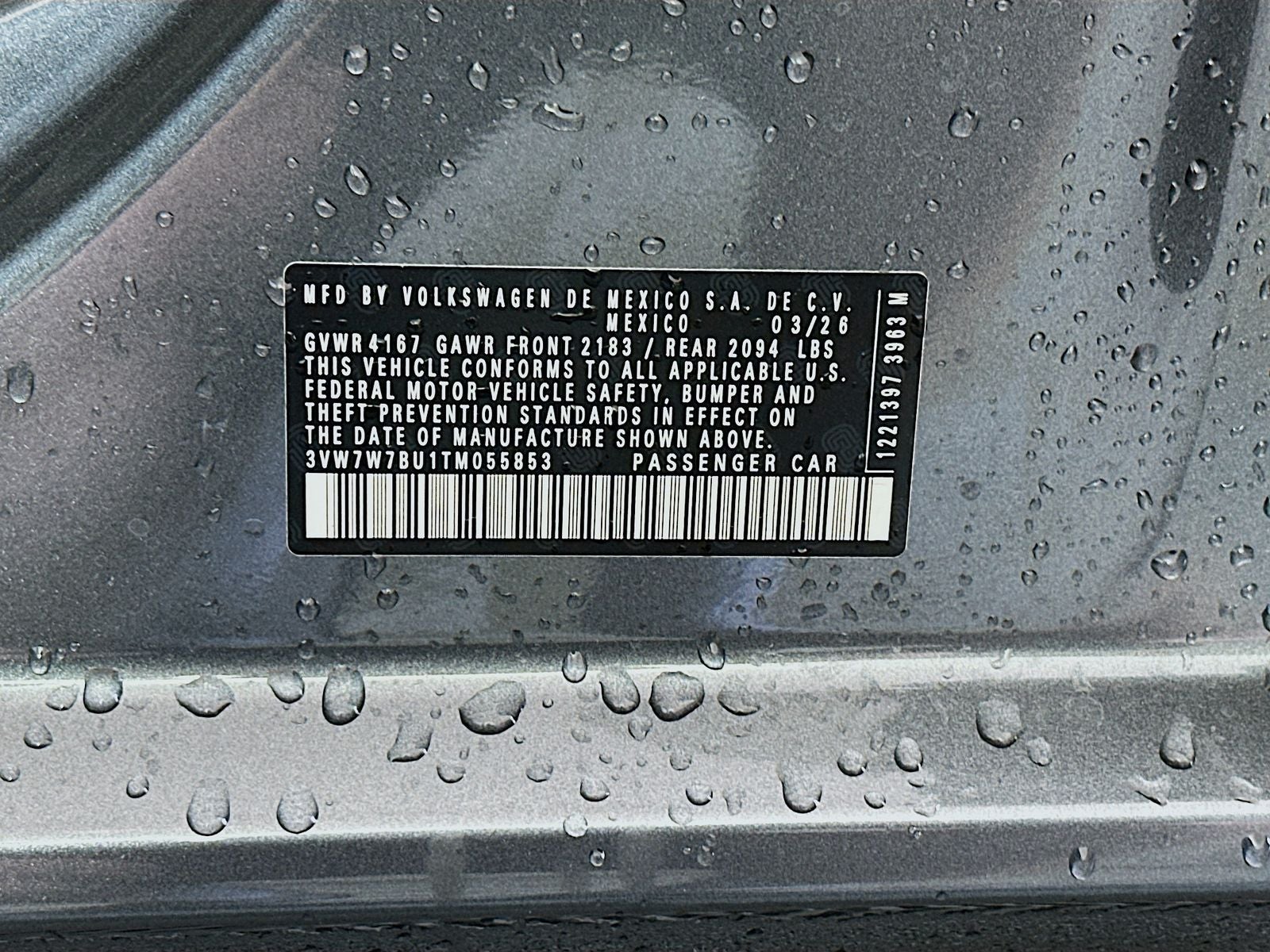 2026 Volkswagen Jetta 1.5T SE