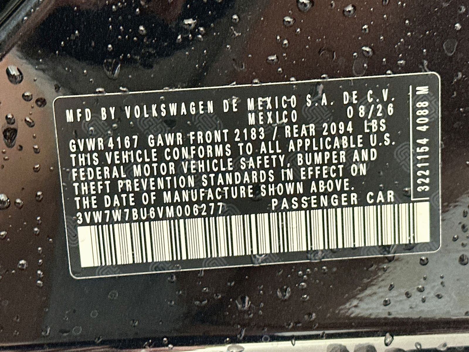 2027 Volkswagen Jetta 1.5T SE