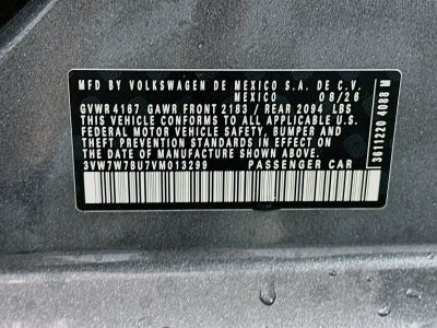 2027 Volkswagen Jetta 1.5T SE