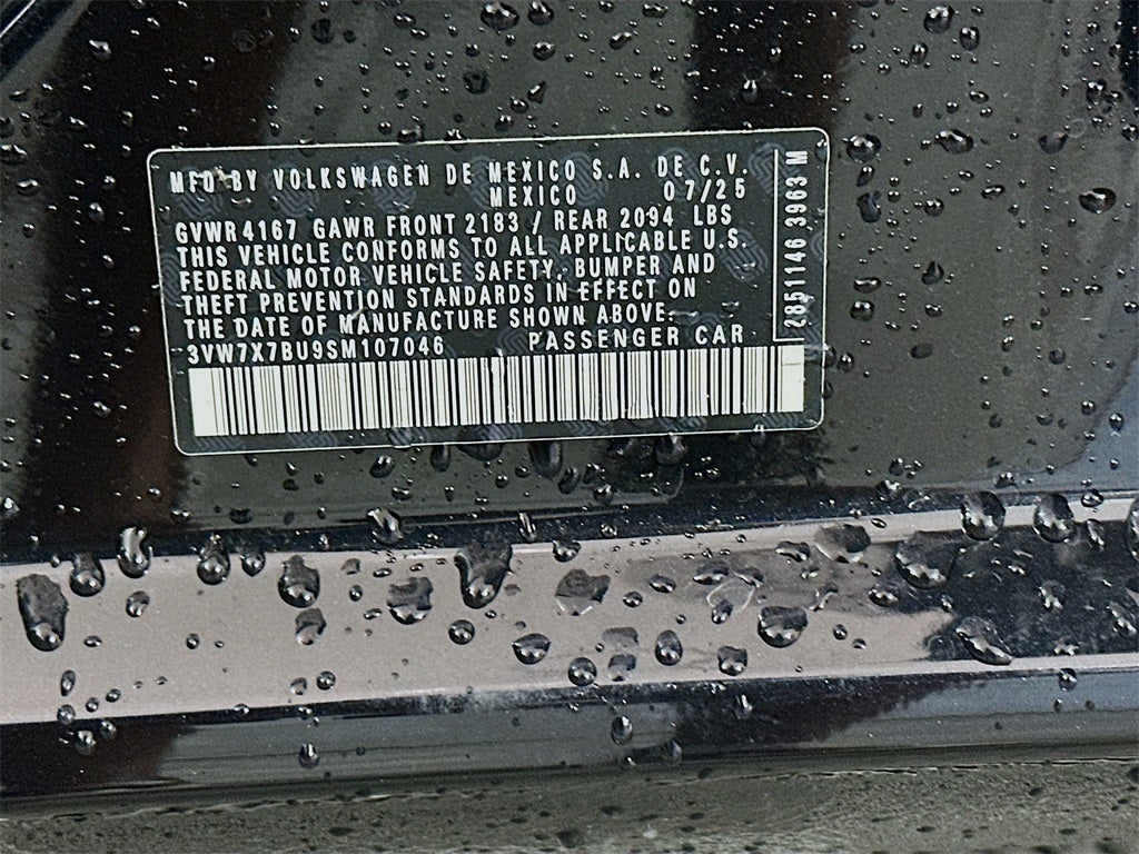 2025 Volkswagen Jetta 1.5T SE