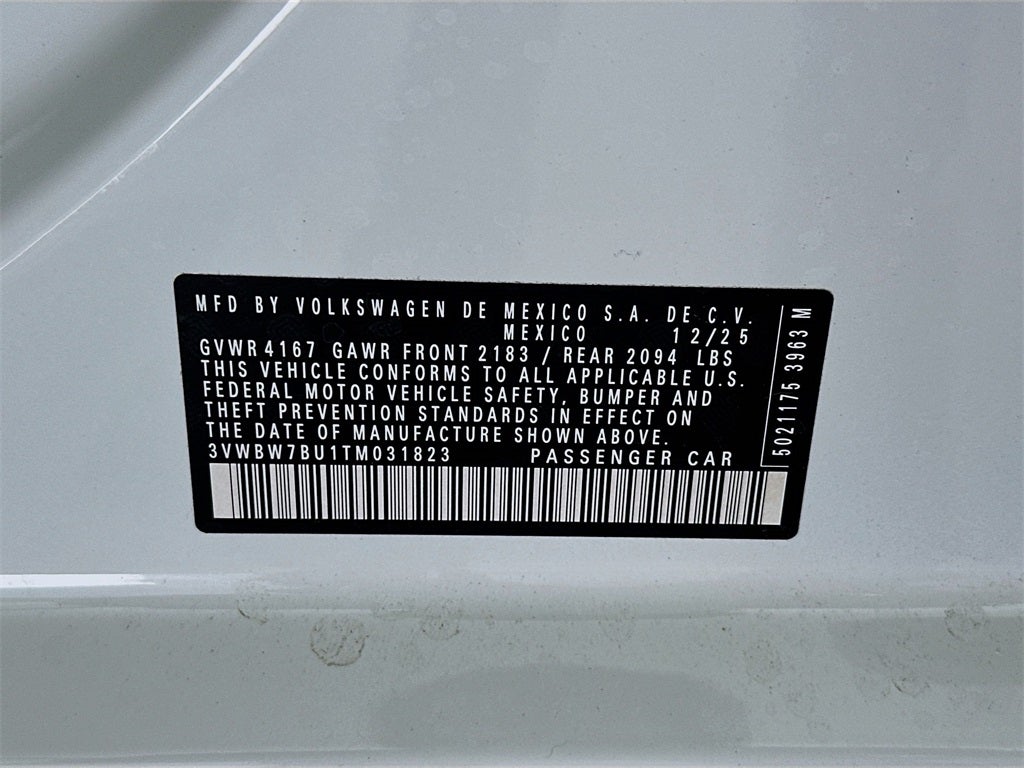 2026 Volkswagen Jetta 1.5T Sport