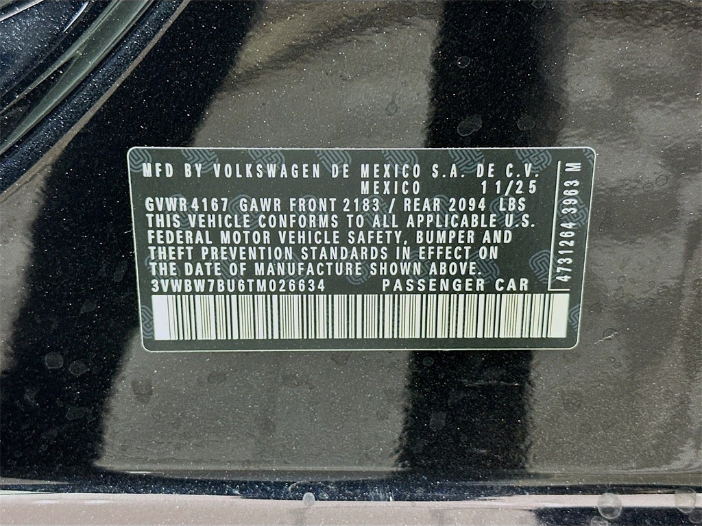 2026 Volkswagen Jetta 1.5T Sport