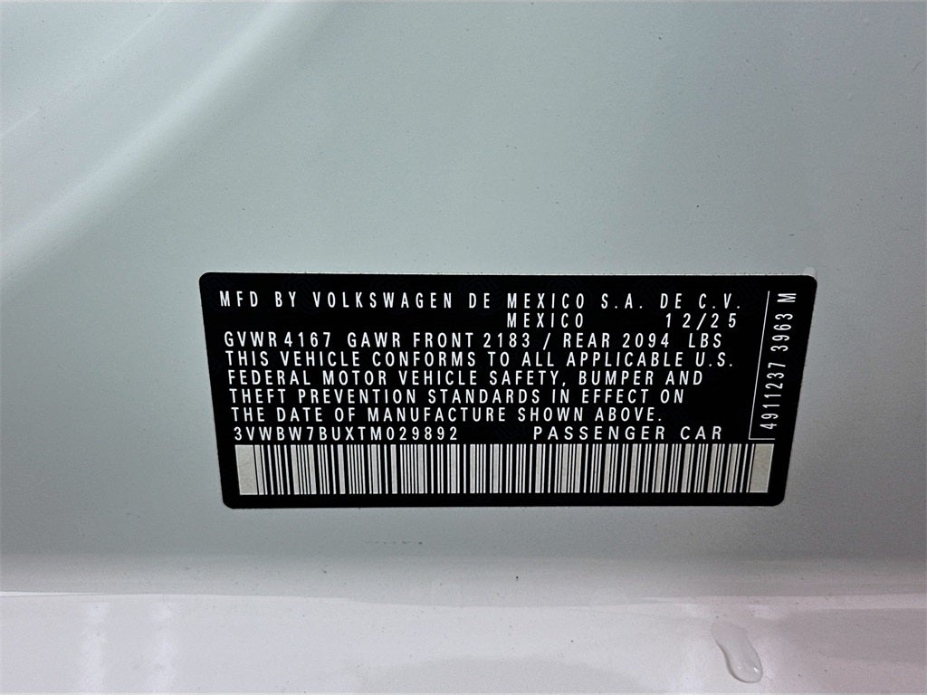 2026 Volkswagen Jetta 1.5T Sport