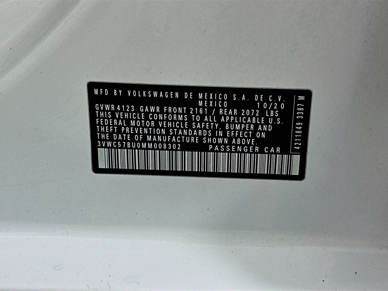 2021 Volkswagen Jetta S