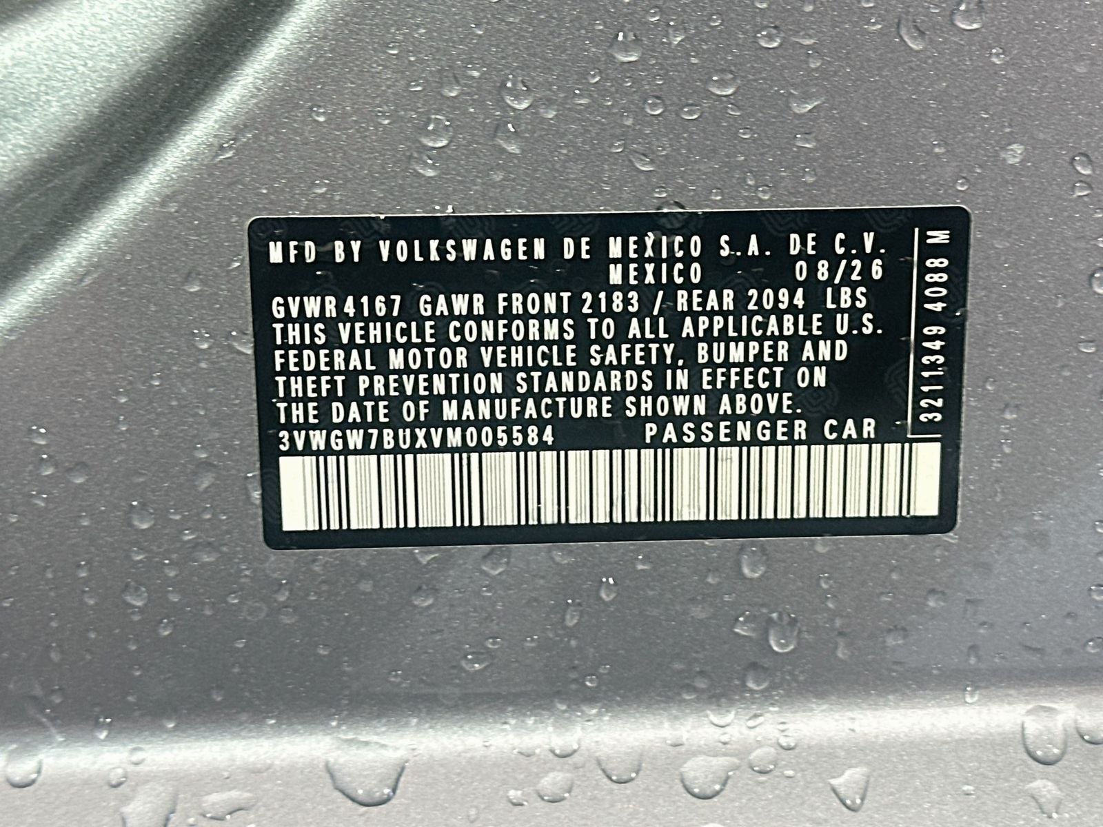 2027 Volkswagen Jetta 1.5T SEL