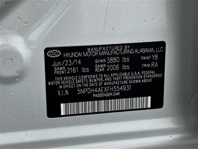 2015 Hyundai Elantra SE