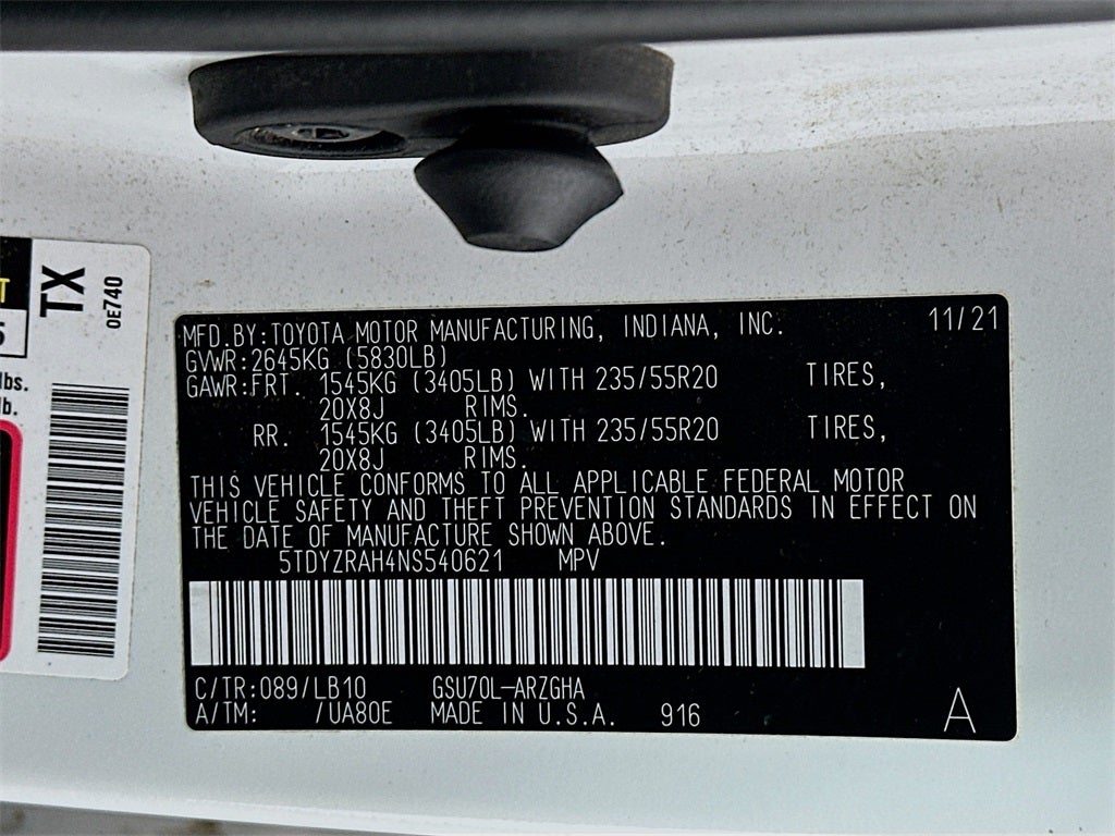 2022 Toyota Highlander Limited