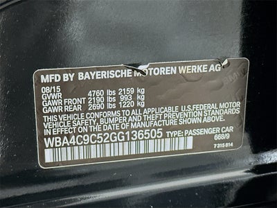 2016 BMW 4 Series 428i xDrive