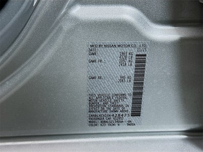 2025 Nissan Altima 2.5 SR