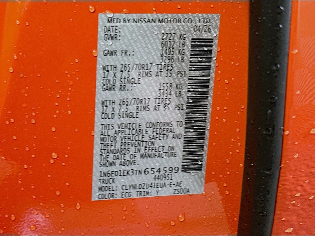 2026 Nissan Frontier PRO-4X