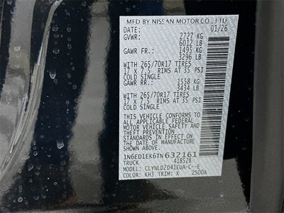 2026 Nissan Frontier PRO-4X