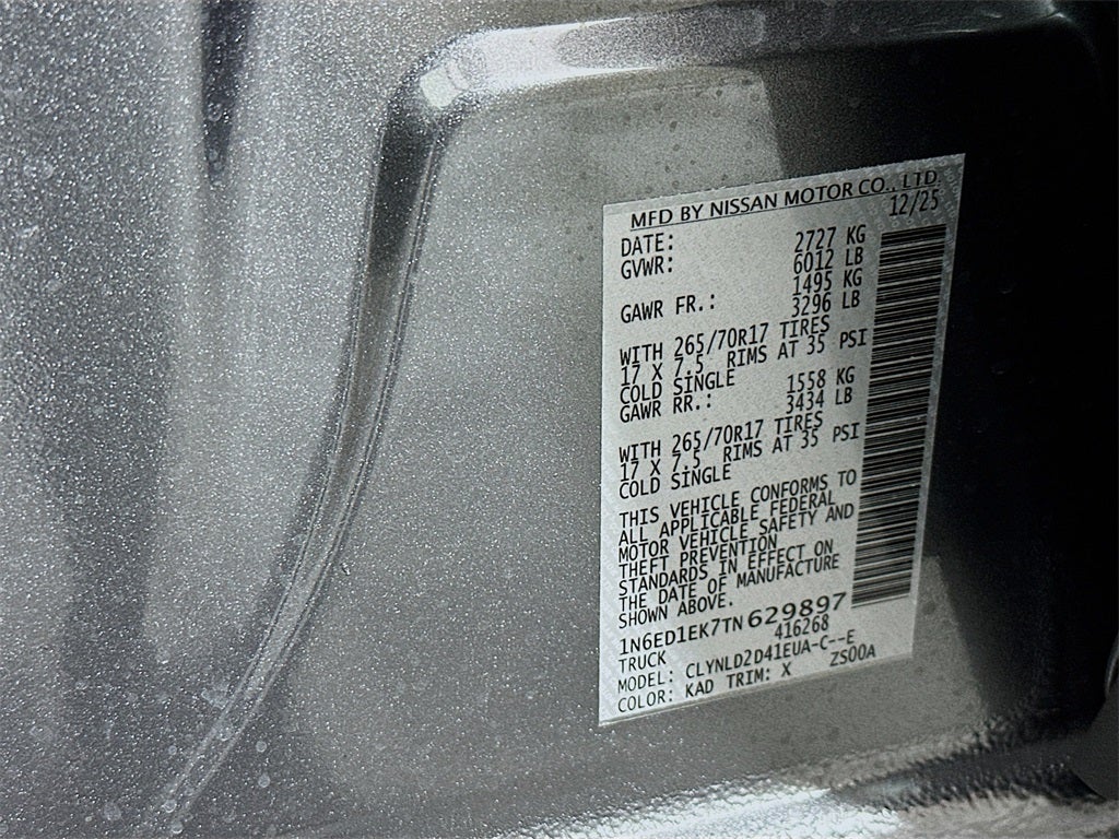 2026 Nissan Frontier PRO-4X