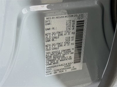 2026 Nissan Frontier PRO-4X