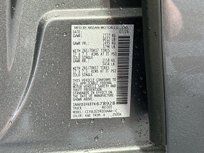 2026 Nissan Frontier PRO-4X