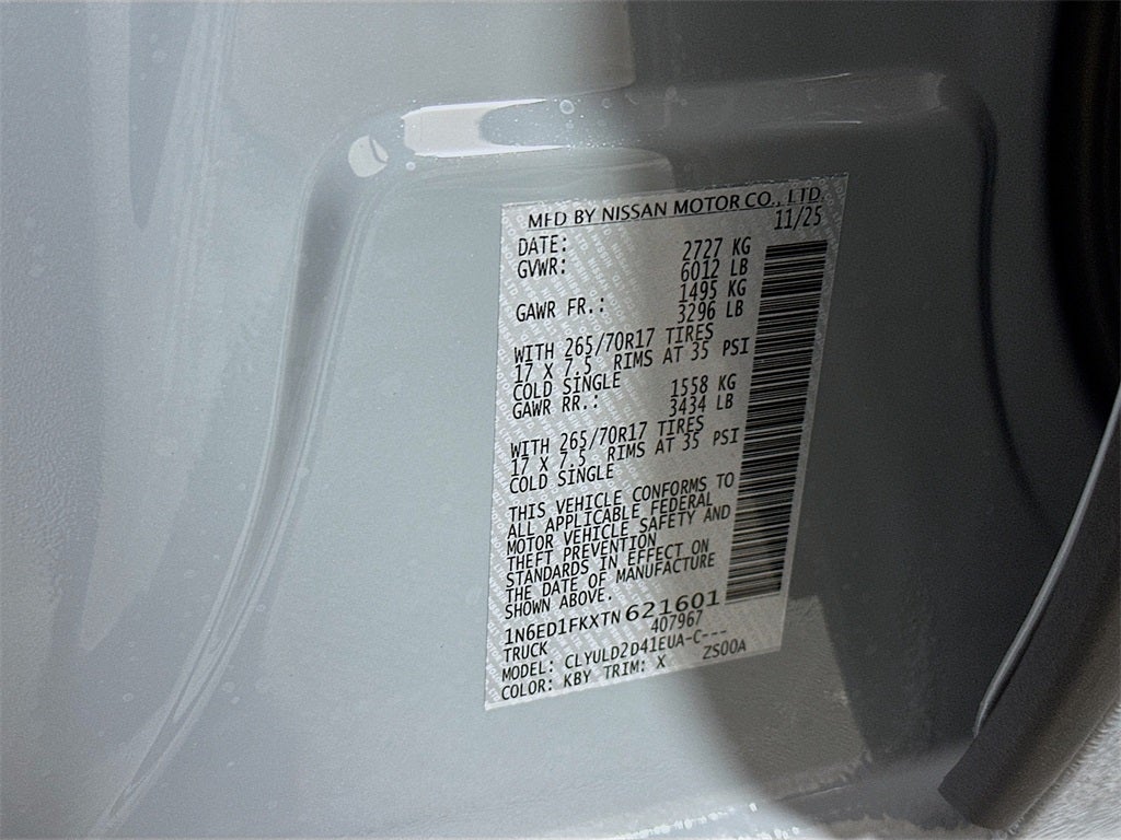 2026 Nissan Frontier PRO-4X