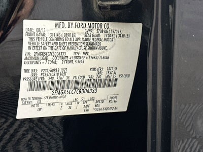 2012 Ford Flex SEL