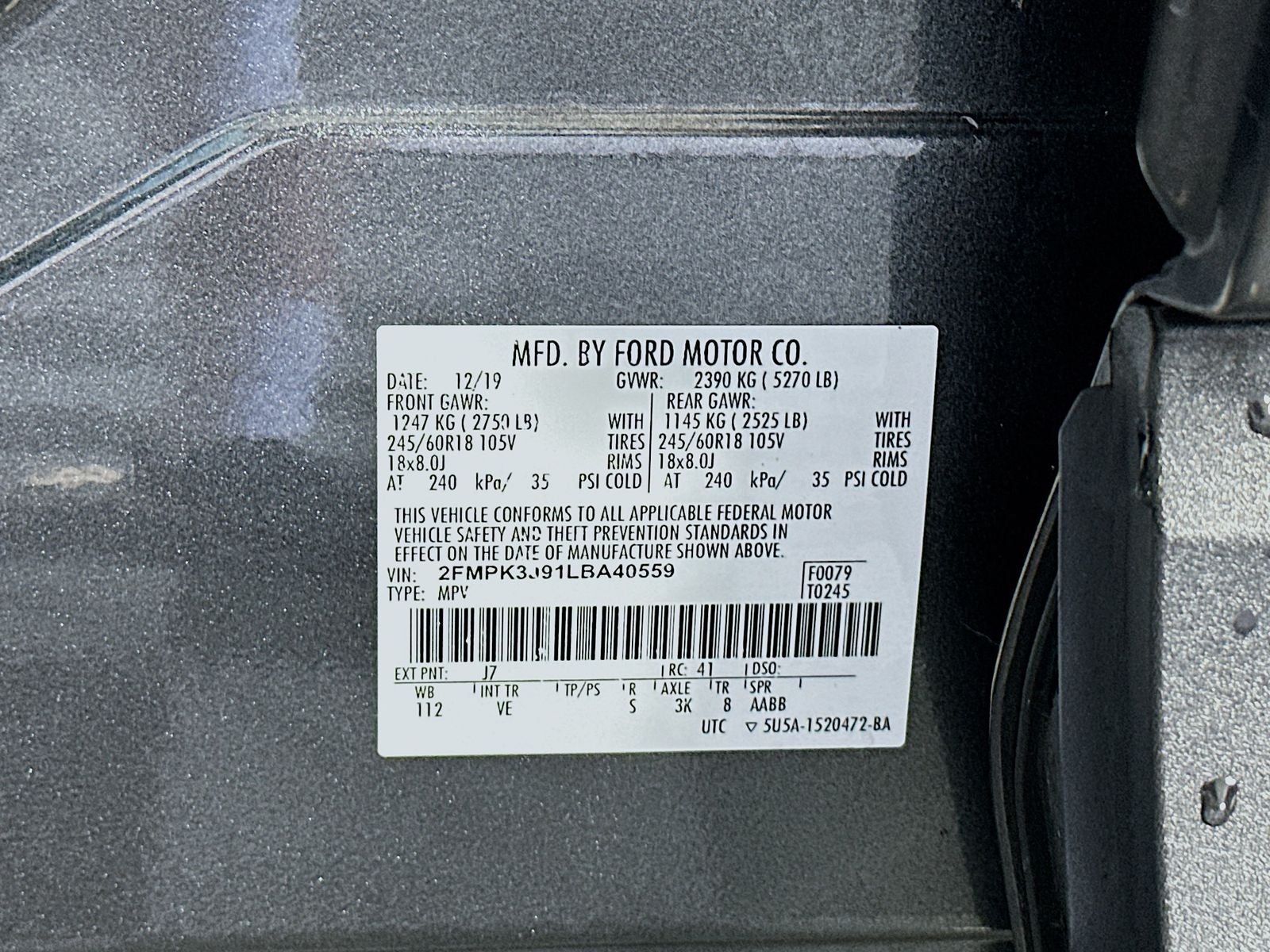 2020 Ford Edge SEL