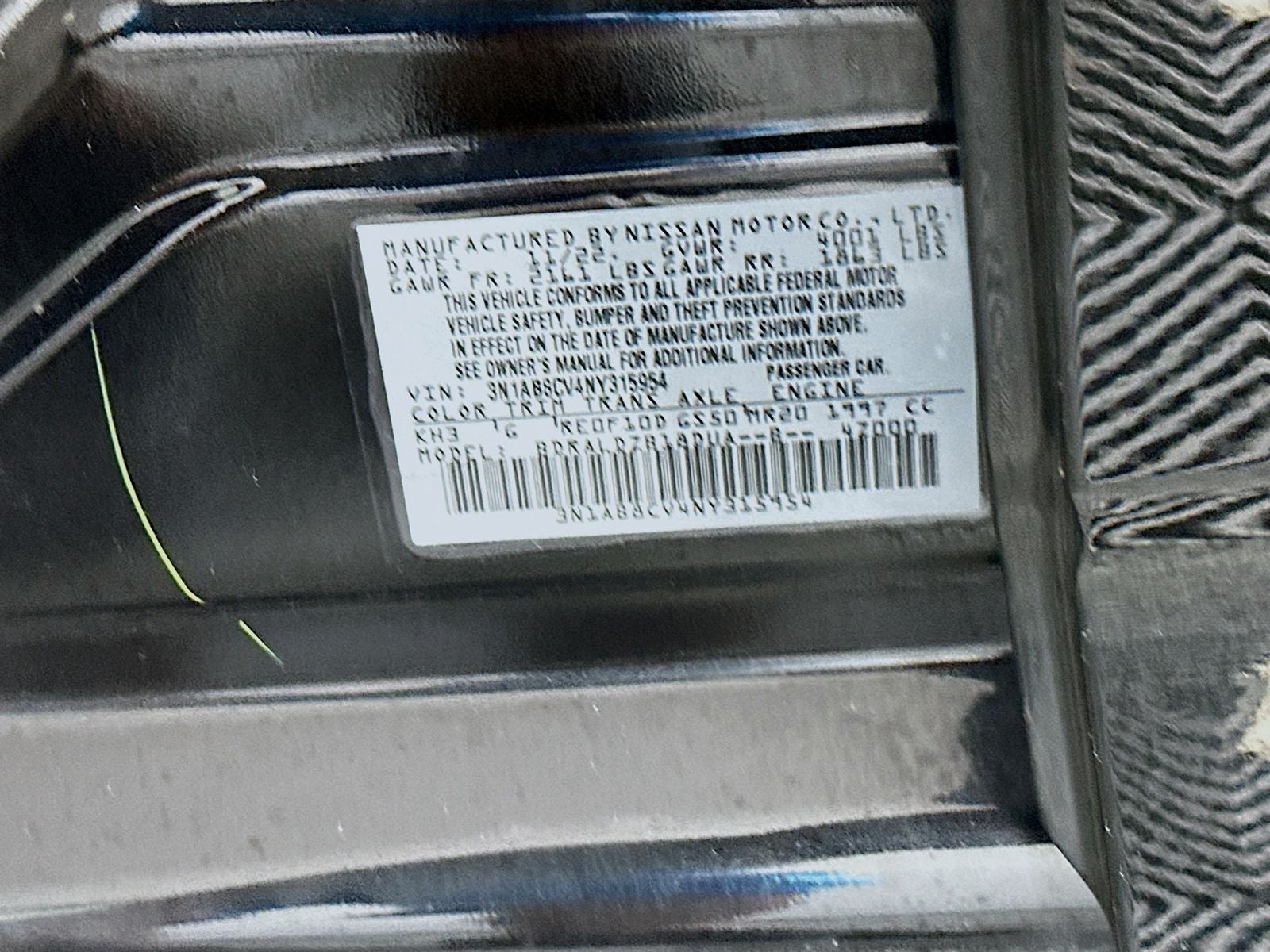 2022 Nissan Sentra SV