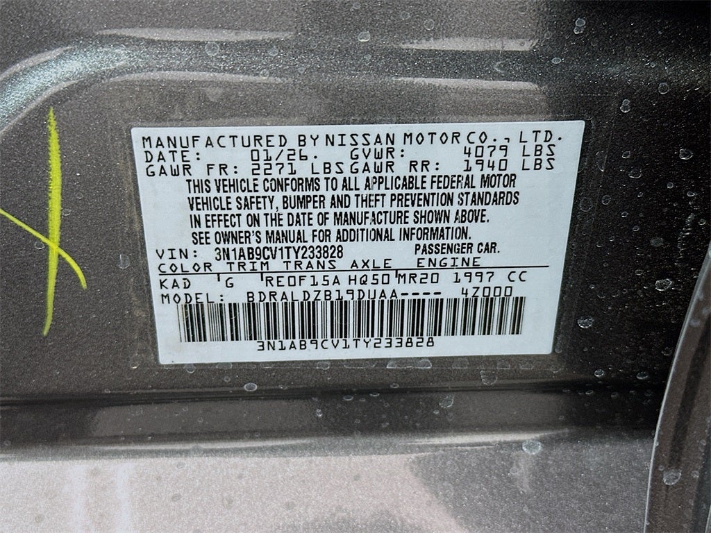 2026 Nissan Sentra SV