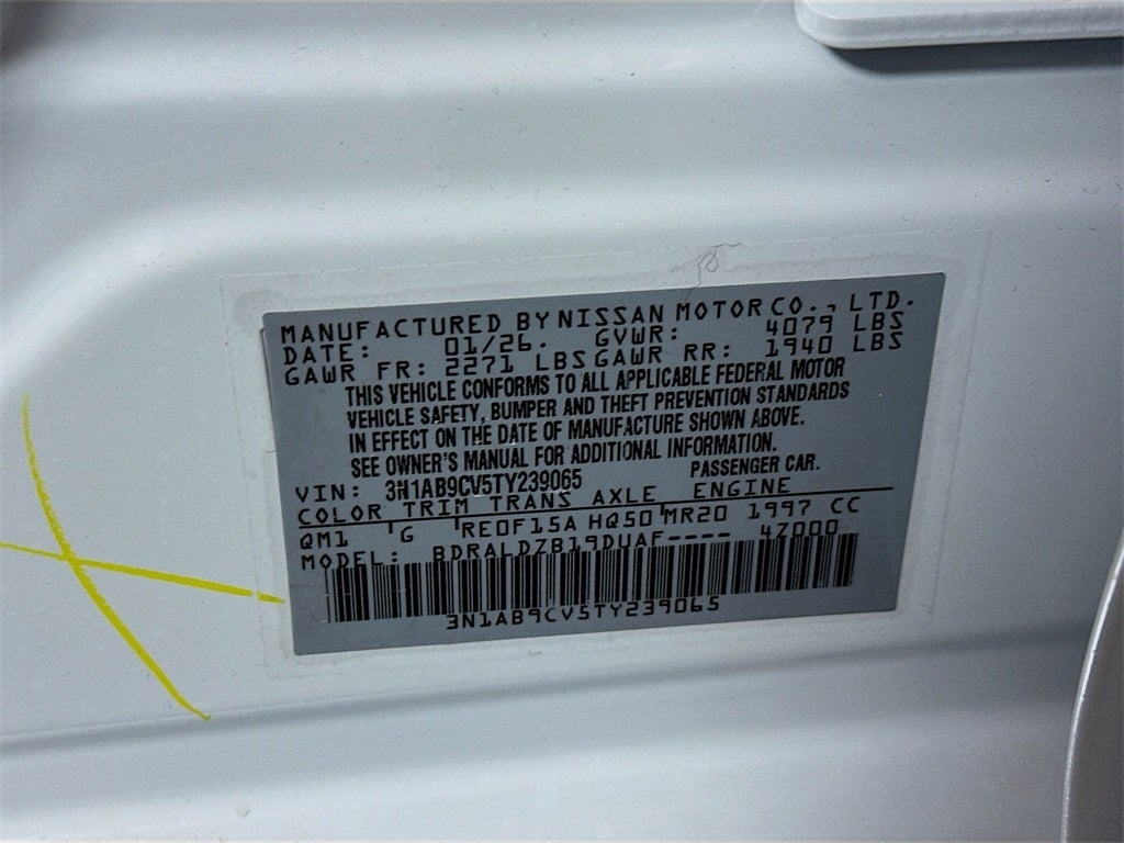 2026 Nissan Sentra SV