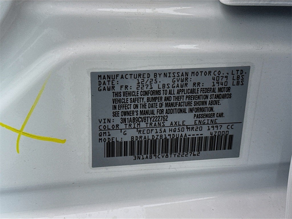 2026 Nissan Sentra SV