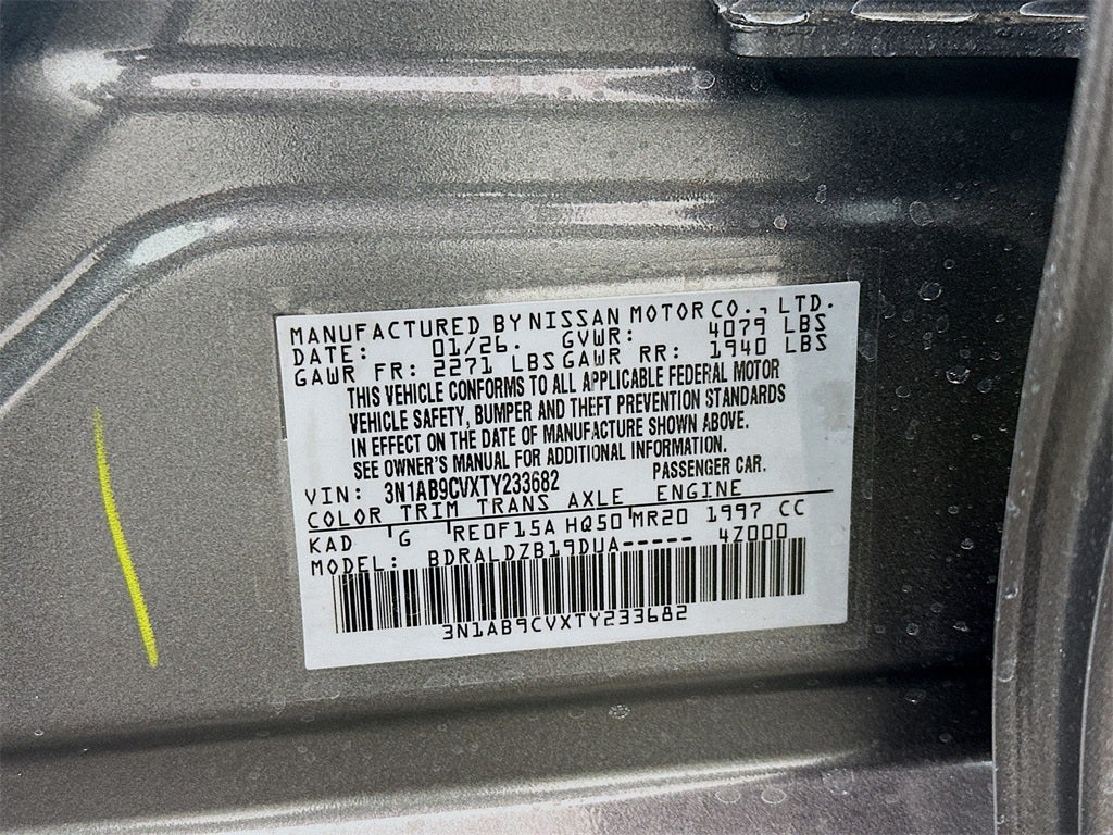 2026 Nissan Sentra SV