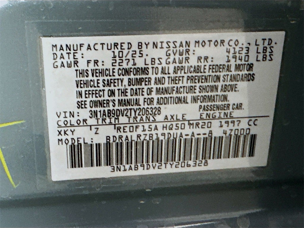 2026 Nissan Sentra SR