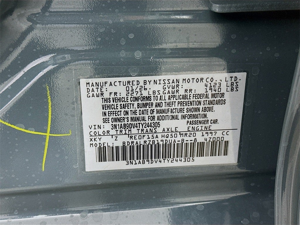 2026 Nissan Sentra SR