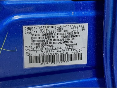 2026 Nissan Sentra SR