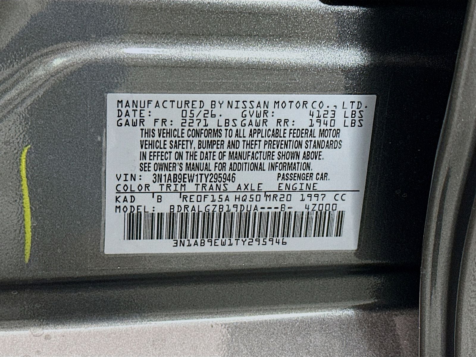 2026 Nissan Sentra SL