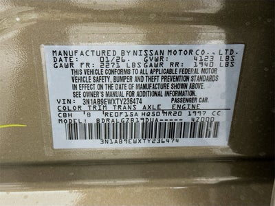 2026 Nissan Sentra SL