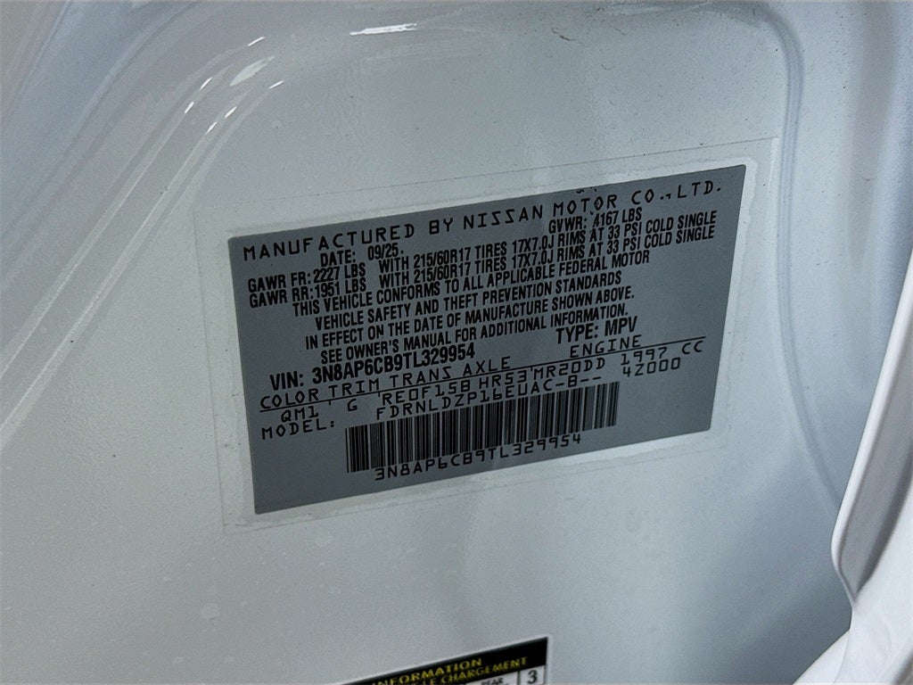 2026 Nissan Kicks SV