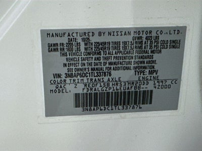 2026 Nissan Kicks SR