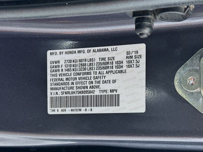 2019 Honda Odyssey EX-L
