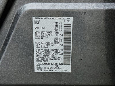 2015 Nissan Pathfinder S