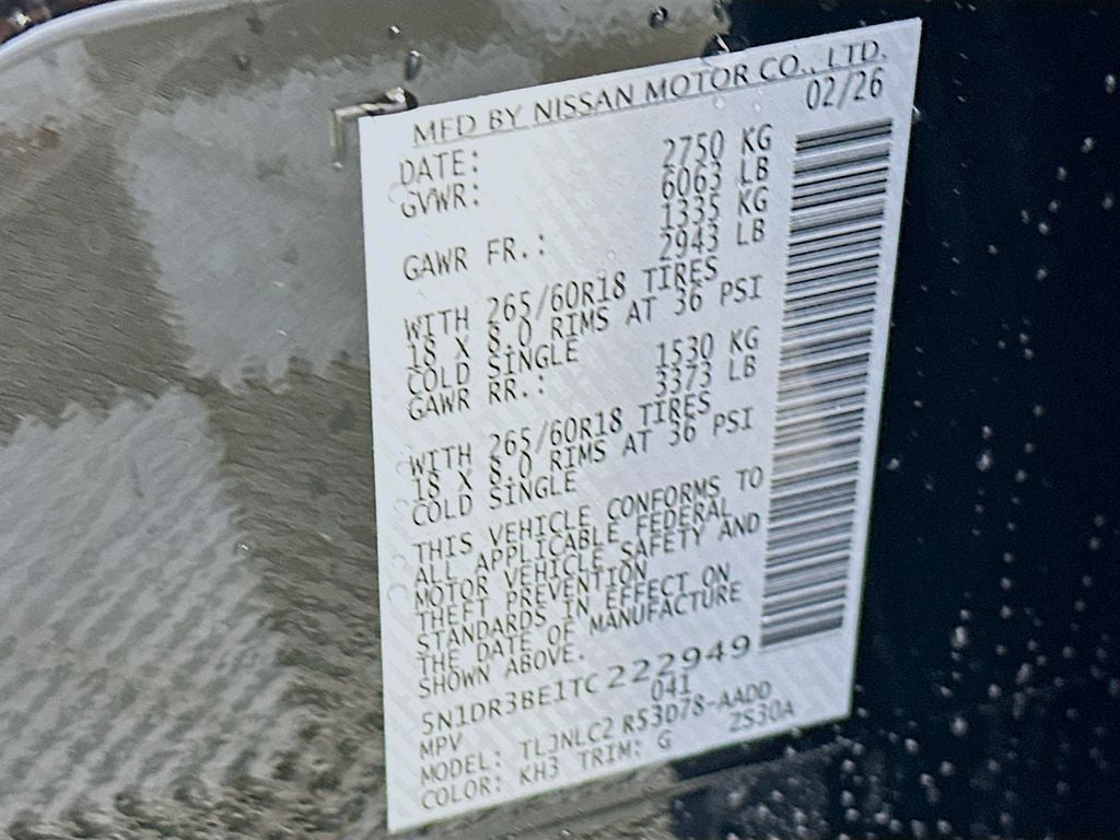 2026 Nissan Pathfinder SV