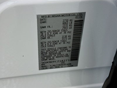 2026 Nissan Pathfinder Rock Creek