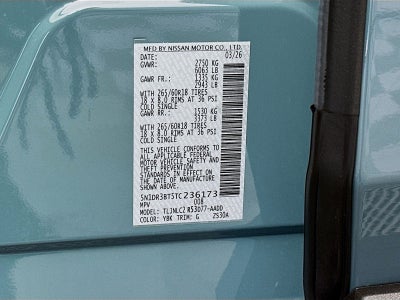 2026 Nissan Pathfinder Rock Creek