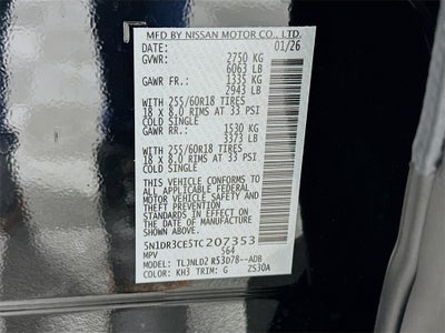 2026 Nissan Pathfinder SL