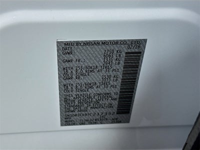 2026 Nissan Pathfinder SL