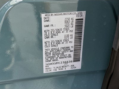 2026 Nissan Pathfinder SL