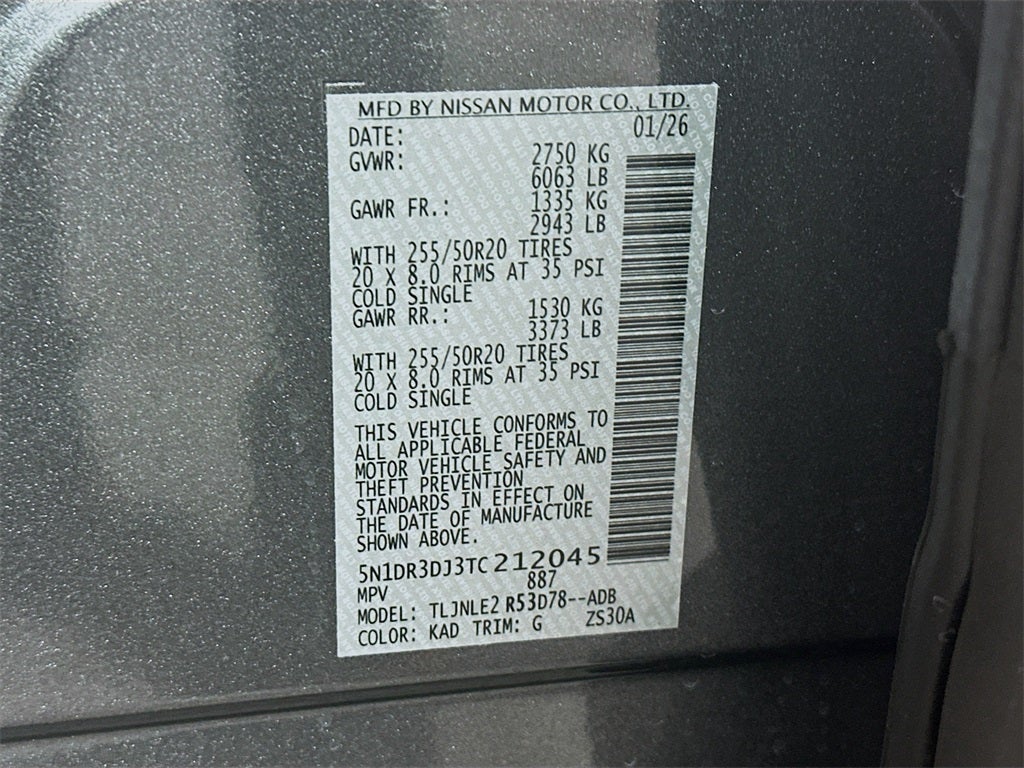 2026 Nissan Pathfinder Platinum