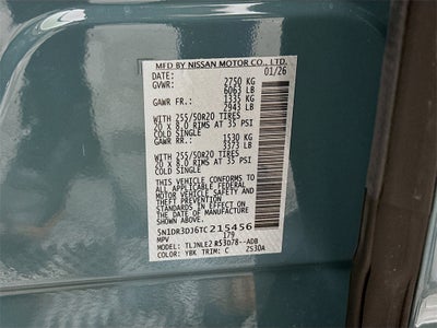 2026 Nissan Pathfinder Platinum