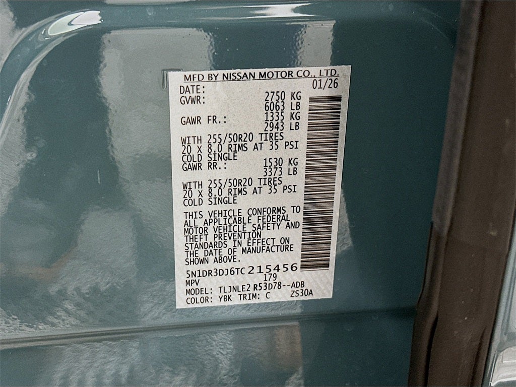 2026 Nissan Pathfinder Platinum