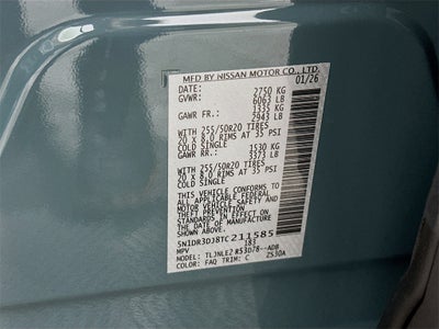 2026 Nissan Pathfinder Platinum