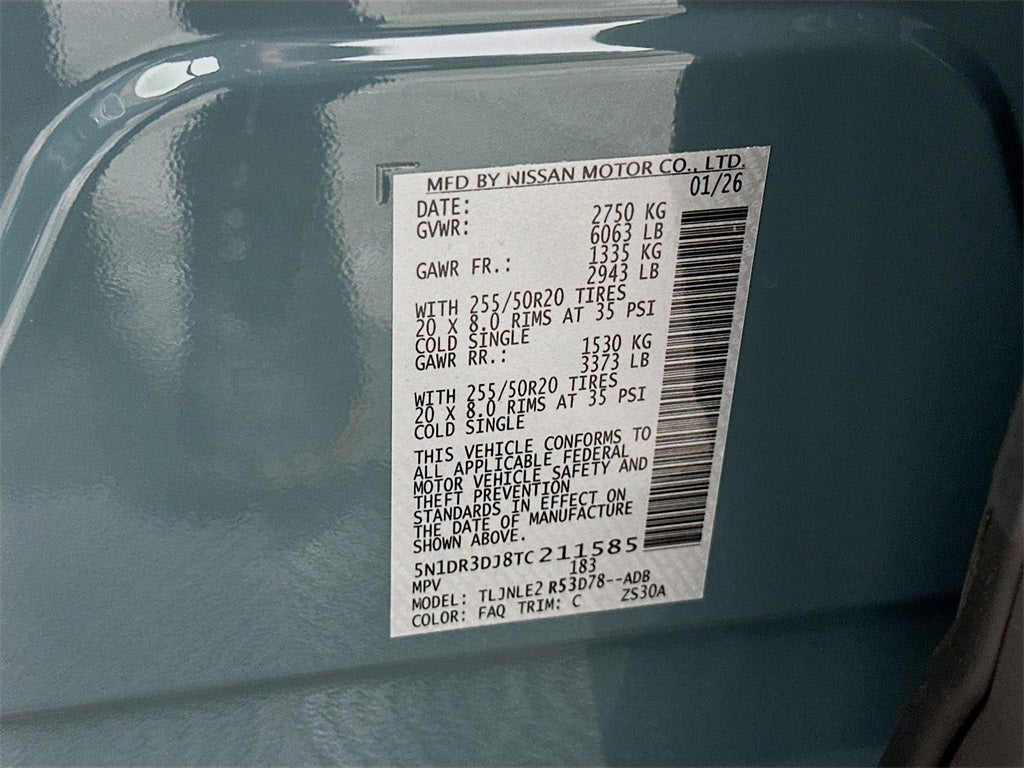 2026 Nissan Pathfinder Platinum