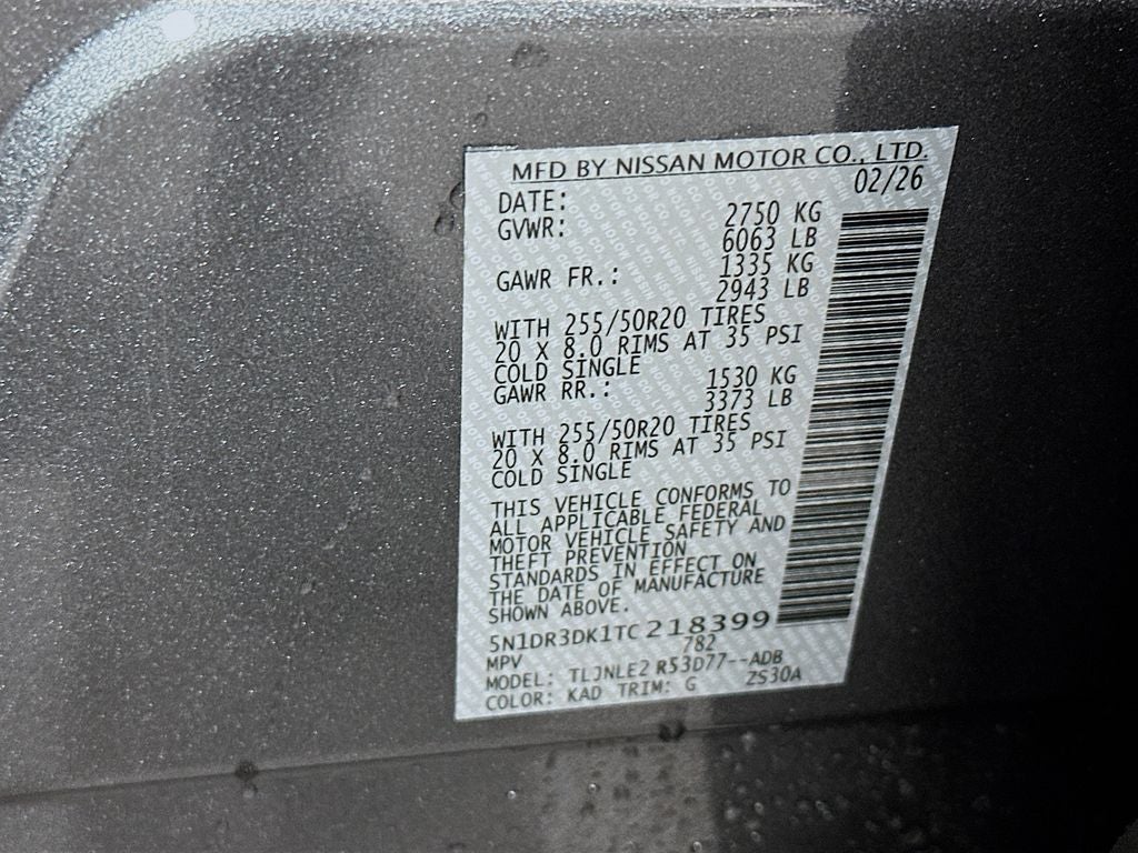 2026 Nissan Pathfinder Platinum