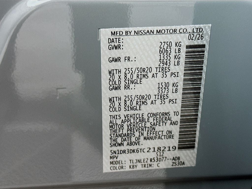 2026 Nissan Pathfinder Platinum